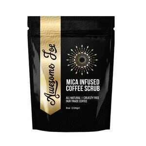 Awesome Joe - All Natural Mica Infused Coffee Scrub - 8oz